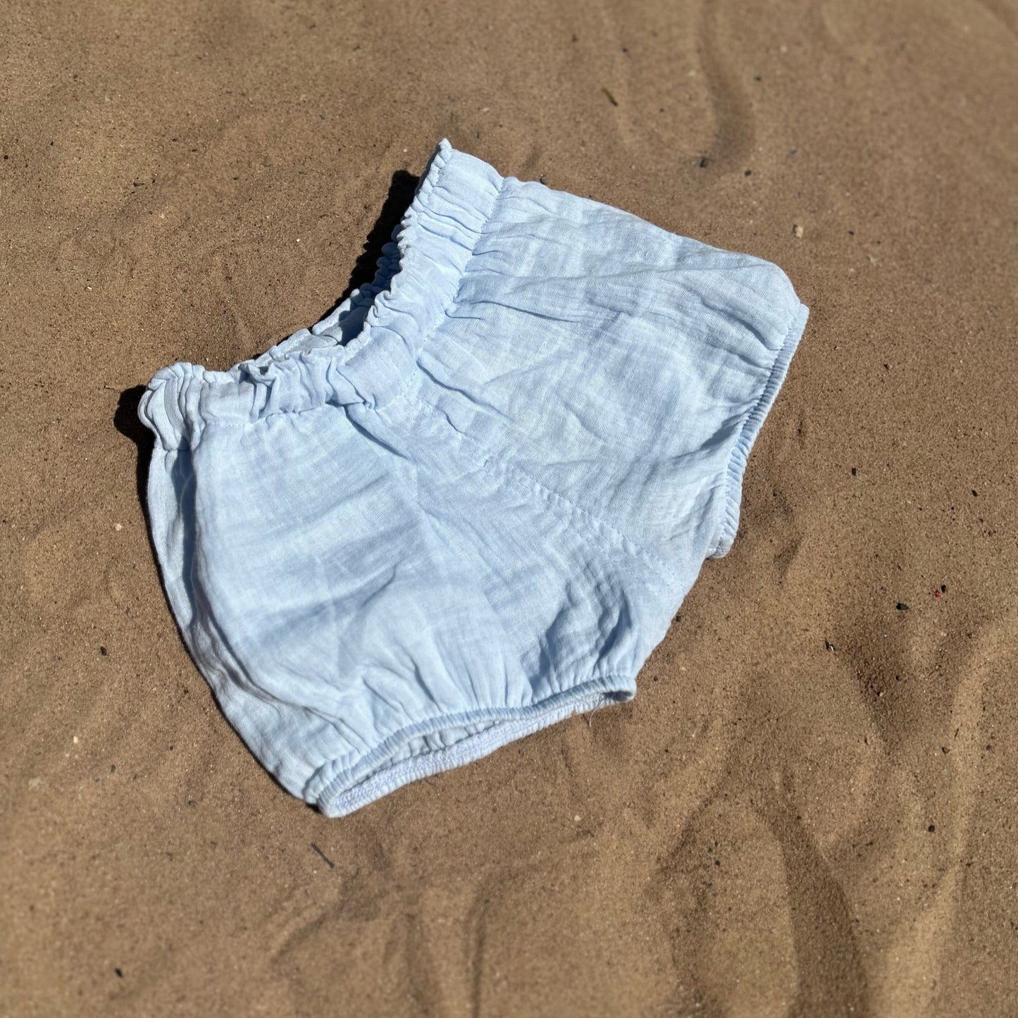 Muslin Shorts - Baby Blue