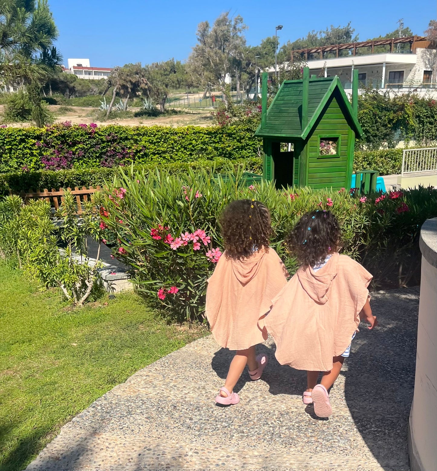 Muslin Poncho - Terracotta